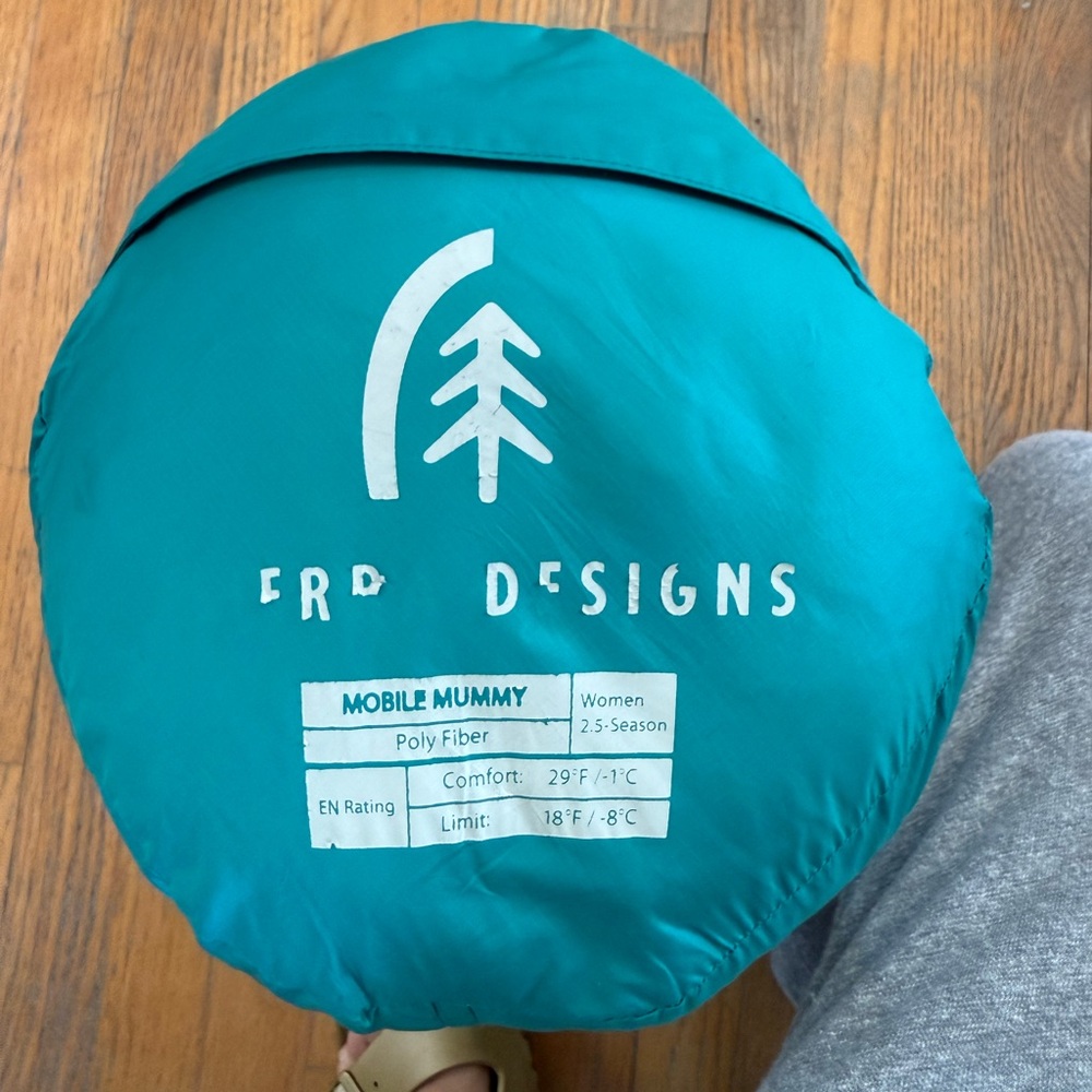 Sierra designs Teal Mobile Mummy Sleeping Bag